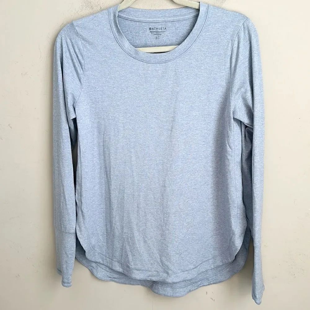 Athleta Light Blue Women’s Activewear T-Shirt S